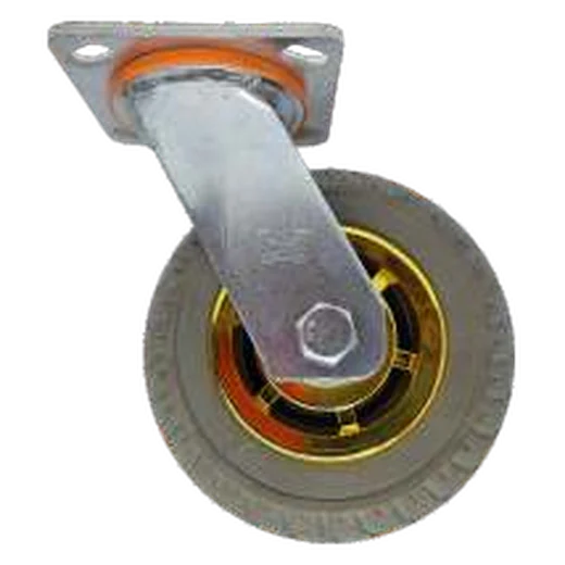 Grey Rubber Foam Caster, swivel