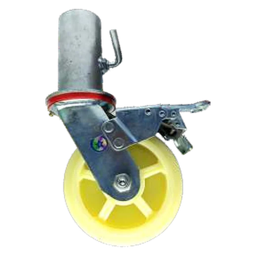 Scaffolding Solid Rubber Caster, swivel